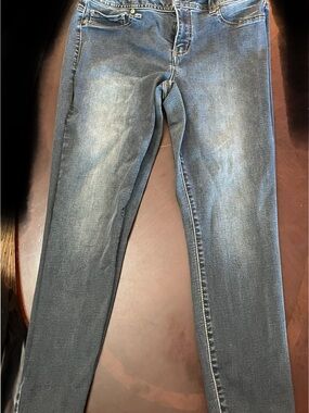 Maurices Women's Blue Washed Skinny Jeans